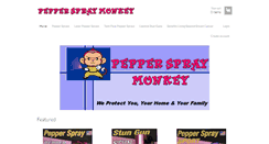 Desktop Screenshot of pepperspraymonkey.com